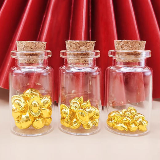 【新年送财】 足金9999金元宝 送玻璃瓶（支持鉴定） 商品图3
