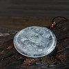 【天然正品】A货翡翠天然收藏级无纹裂高冰种老坑木那雪花棉观音（平安、守护）吊坠项链54.7*6.8MM（皆取最大值）中性款现售价：58800！220125AH24 商品缩略图3