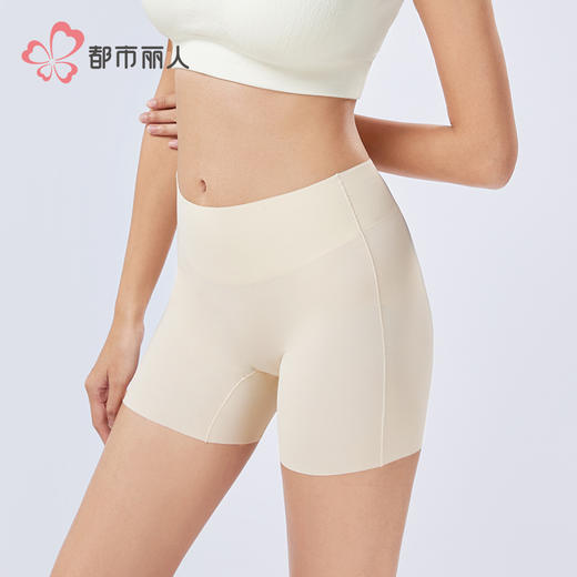 都市丽人三分裤薄锦纶舒适打底安全裤LLH1A8 商品图2