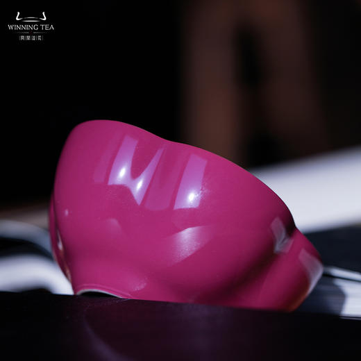 问鼎汝瓷鼎峰系列辛丑胭脂红梅花杯（小） 商品图2