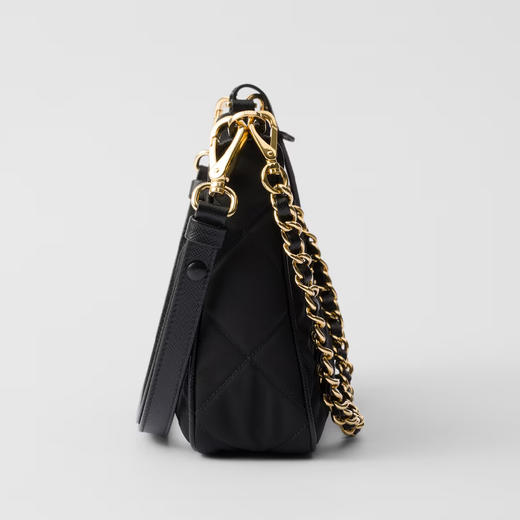 PRADA 普拉达 女士珐琅金属三角徽标 Re-Edition 1995 尼龙手提包 黑色 1BC204 2AOS F0002 QOO 商品图1