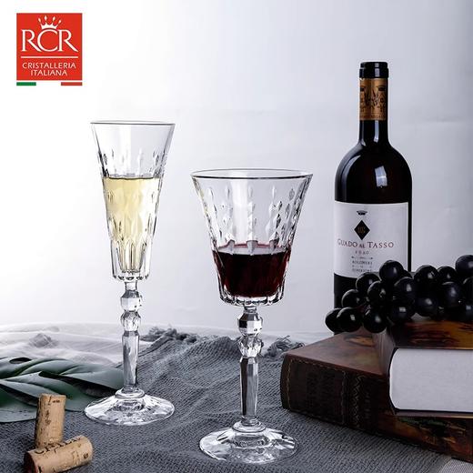 意大利进口RCR红酒杯情侣轻奢家用葡萄酒杯套装水晶玻璃香槟杯装 商品图4