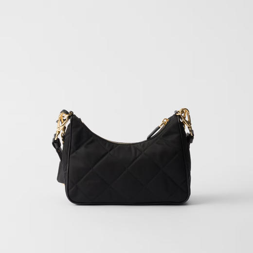 PRADA 普拉达 女士珐琅金属三角徽标 Re-Edition 1995 尼龙手提包 黑色 1BC204 2AOS F0002 QOO 商品图2