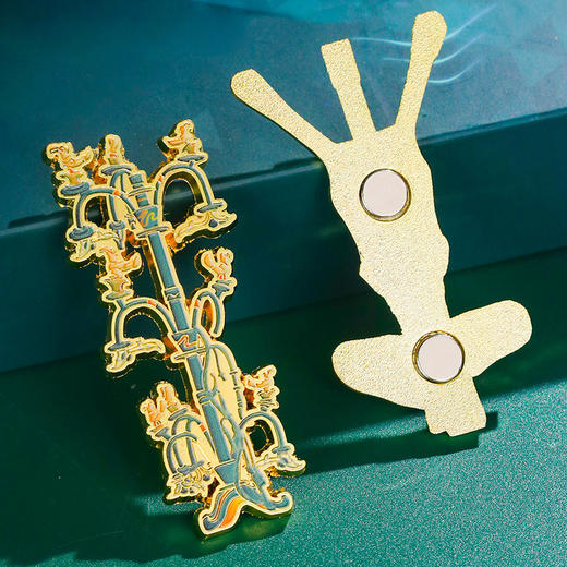 三星堆冰箱贴金属浮雕磁吸大立人面具博物馆文创旅游纪念品中国风 商品图2