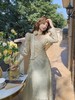 张心子【花期如梦】V领收腰仙气连衣裙 U2501033 商品缩略图10