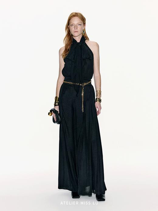 【夜神月】飘逸超级大摆阔腿醋酸长裤 商品图1