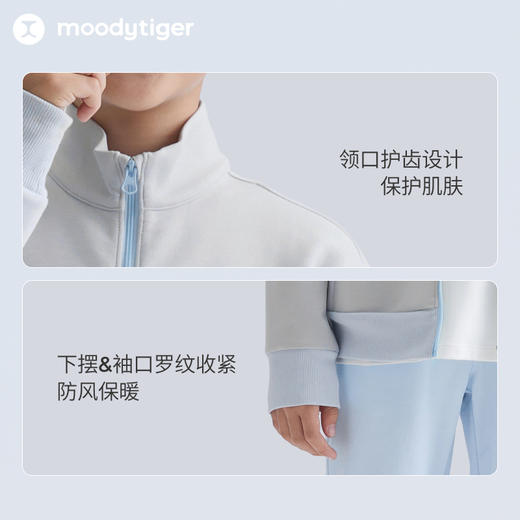 moodytiger儿童外套25春新款保暖轻软运动男女童空气层外套【DR】 商品图4