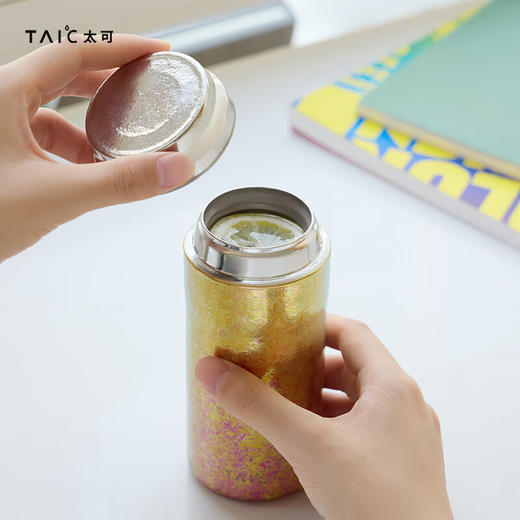 TAIC太可纯钛保温水杯咖啡口袋杯迷你随身便携超轻小巧轻便礼物 商品图8