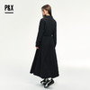 P&X设计师女装 韩版时尚撞色套装长裙收腰拉链设计825114045 黑色 商品缩略图4