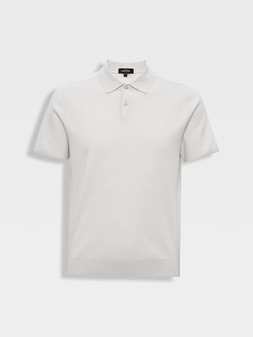 callisto糯米白透气棉混纺T恤 商品图0