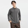 【含桑蚕丝】罗蒙春秋男士商务长袖polo衫男时尚舒适翻领百搭通勤长袖t恤男 商品缩略图1