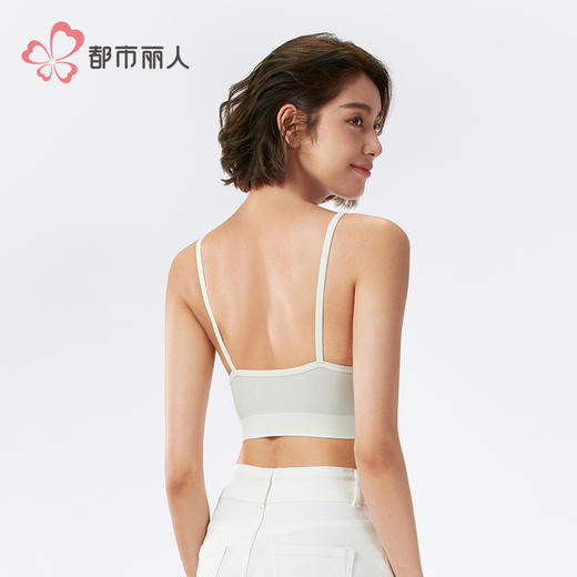都市丽人缝短抹胸缝（裸氨）时尚美搭抹胸LVH1A8 商品图3