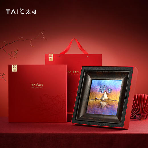 TAIC太可纯钛工艺画版画送礼新年礼物 独钓寒江雪 商品图3
