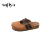 Safiya/索菲娅2025咖啡庄园复古软底休闲外穿舒适勃肯凉拖 SFD1110402 商品缩略图8
