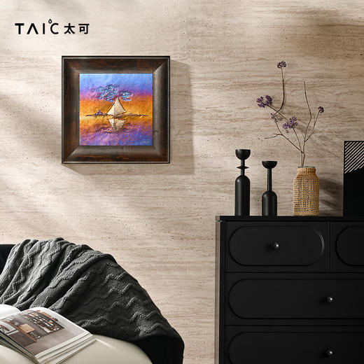 TAIC太可纯钛工艺画版画送礼新年礼物 独钓寒江雪 商品图5