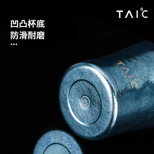 TAIC 太可钛度纯钛水杯带盖带吸管敞口杯茶杯双层真空防烫隔热咖啡杯 商品图2