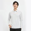 罗蒙男士秋冬保暖经典翻领Polo衫双面磨毛polo衫男长袖t恤男 商品缩略图2