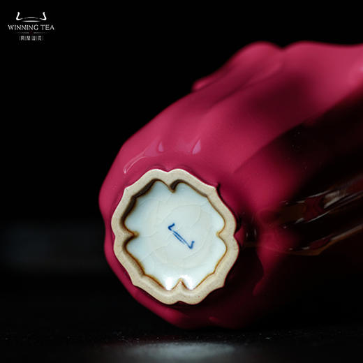 问鼎汝瓷鼎峰系列胭脂红宝相公杯 商品图4