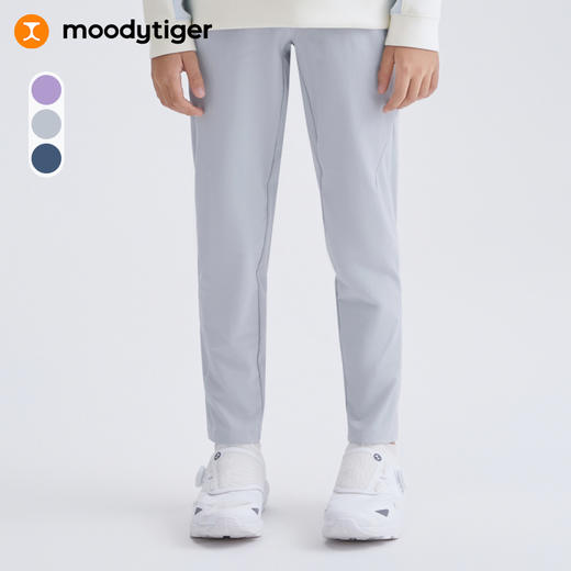 moodytiger儿童裤子25春新款男女童防风拒水户外运动裤【DR合并】 商品图0