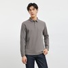 【双面含桑蚕丝】罗蒙男士经典polo衫男长袖t恤男春秋男士polo衫 商品缩略图7