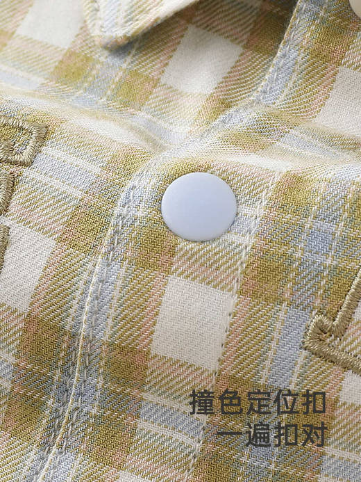 英氏婴儿衣服春夏短袖透气休闲男宝连体衣纯棉爬服YRHAJ1R010A 商品图4