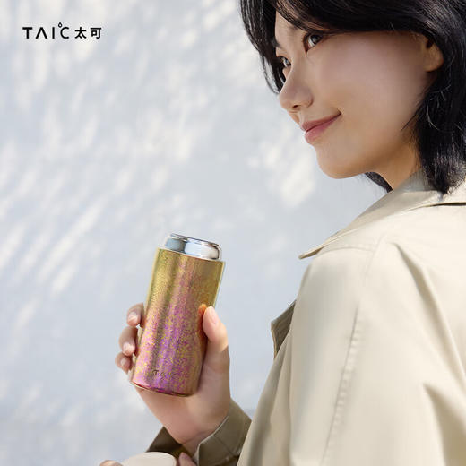 TAIC太可纯钛保温水杯咖啡口袋杯迷你随身便携超轻小巧轻便礼物 商品图7