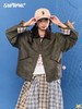 早乙女惠子saotome/STMWT251154/巴恩风短款撞色领皮夹克 商品缩略图3