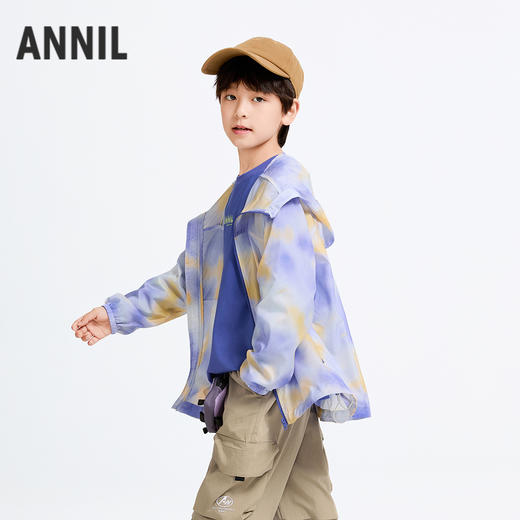 男童梭织夹克外套防晒衣春季新款安奈儿童装实体店同款AB515528 商品图2