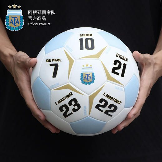 【官方正版】阿根廷国家队 | 2024美洲夺冠纪念足球五号球 商品图2