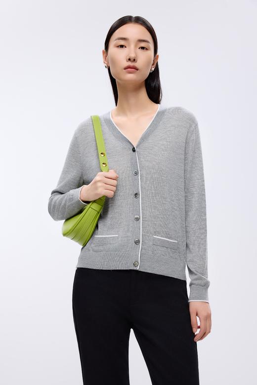 朗姿	针织开衫银色LRJK03KCD206S01 商品图3