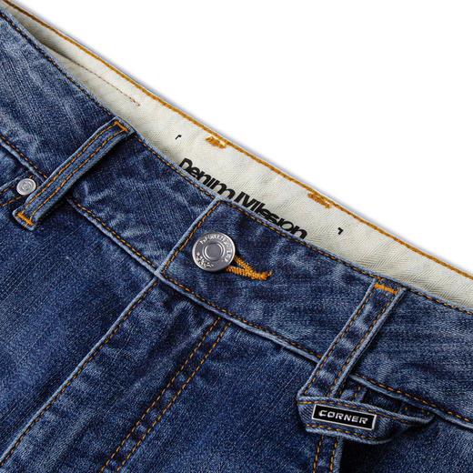 GXG男装 牛仔蓝水洗直筒牛仔裤  春季热卖GFX10500491 商品图2