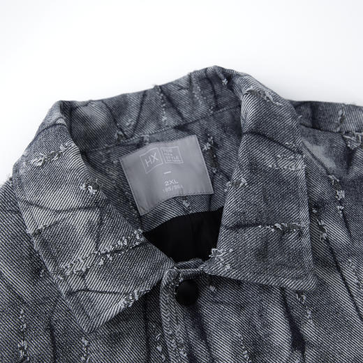 【新品上新】HX 春秋季翻领茄克衫外套扎染C105510011101/02 商品图4