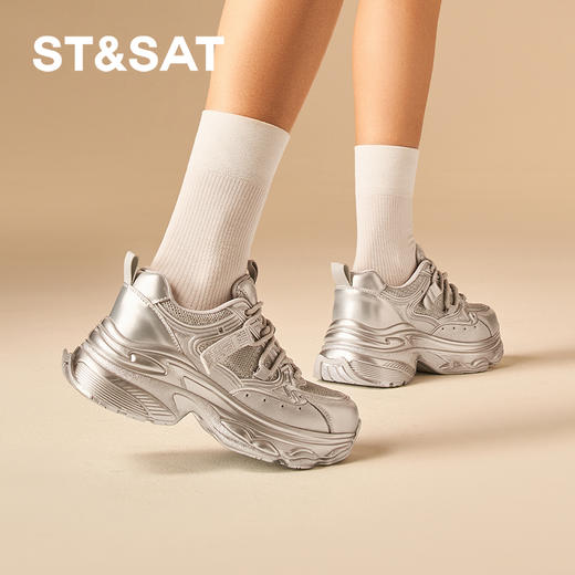 星期六厚底液态老爹鞋SSD1112201 商品图1