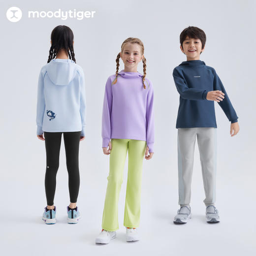 moodytiger25年春新款儿童连帽运动休闲简约卫衣【DR】 商品图4