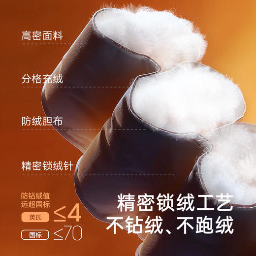 英氏儿童羽绒服秋冬加厚保暖婴儿羽绒服连帽连体衣新款超韧绒 商品图3