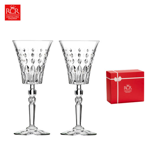 意大利进口RCR红酒杯情侣轻奢家用葡萄酒杯套装水晶玻璃香槟杯装 商品图1