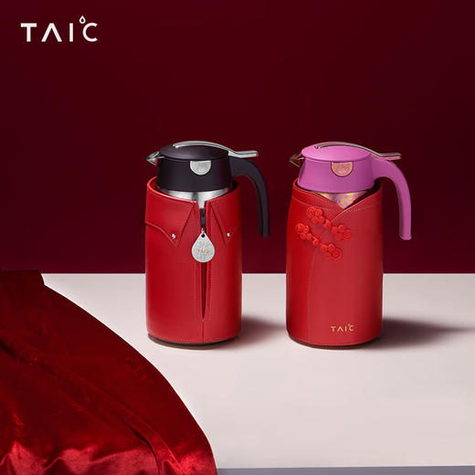 TAIC太可纯钛保温保冷大容量水壶套装家用暖水壶婚礼结婚新人礼品礼物 商品图9