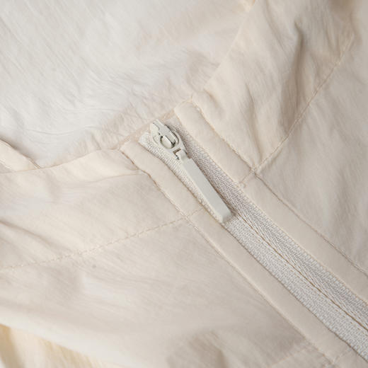 谜底薄款连帽外套长袖女2025春新款百搭简约纯色短外套255MW6020 商品图3