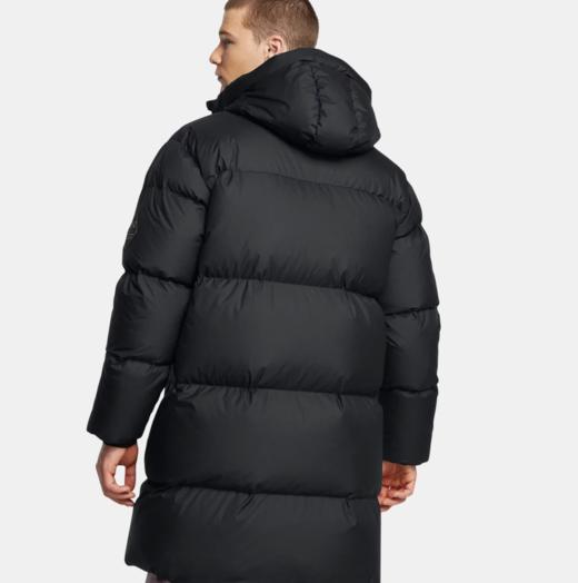 安德玛男子UA Limitless热冬系列中长款鸭绒羽绒大衣1384644-001 商品图1