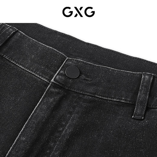 GXG男装 新年系列黑色宽松牛仔裤 24春季热卖GFX10500681 商品图3
