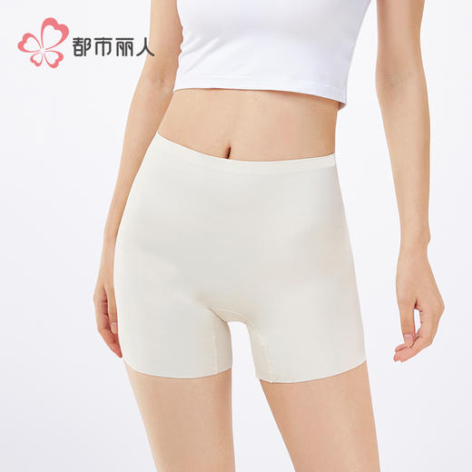 都市丽人三分裤薄锦纶舒适打底安全裤LLH1A6 商品图1