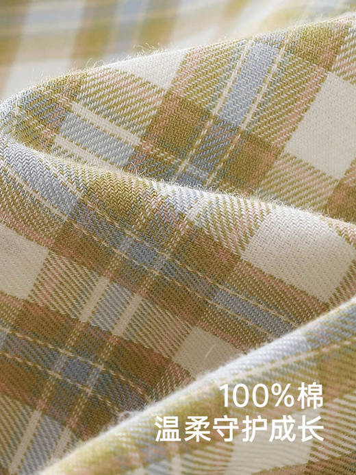 英氏婴儿衣服春夏短袖透气休闲男宝连体衣纯棉爬服YRHAJ1R010A 商品图1