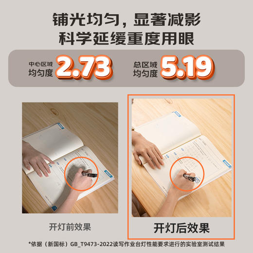 孩视宝书桌吊柜学习灯 商品图4