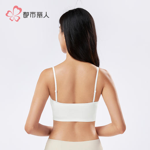 都市丽人特殊面料短抹胸冰丝基础简约抹胸LVH1A3 商品图3