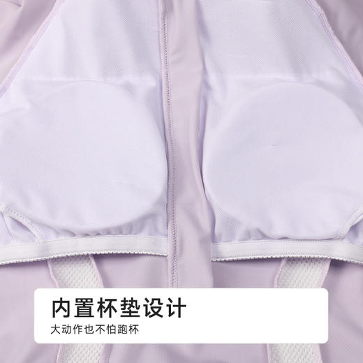 都市丽人女士连体泳衣薄半光涤泳布滨海休闲一体式泳衣LSH1A8 商品图5