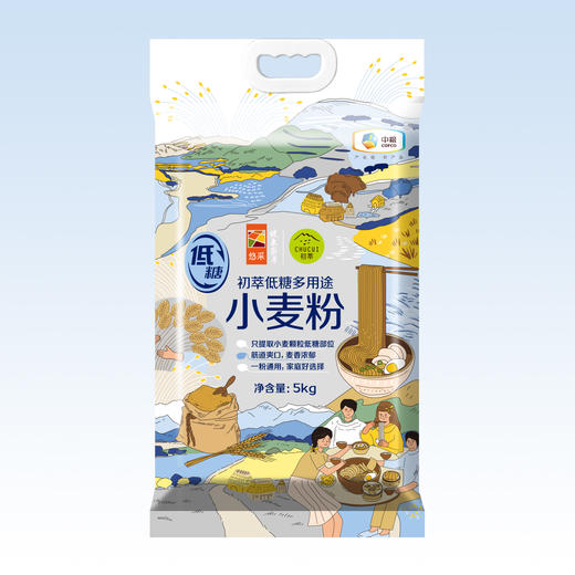 中粮初萃低糖多用途小麦粉5kg 商品图2