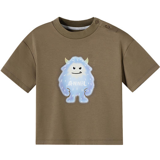 男童短袖液氨针织衫夏季新款安奈儿童装实体店同款XB511543 商品图8