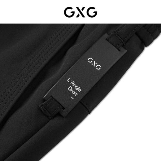GXG男装 黑色修身小脚长裤 2024年春季热卖GFX10200361 商品图3
