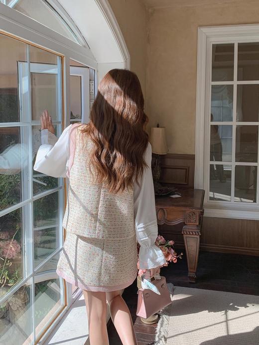 张心子【馥郁佳人】高级感系带荷叶边衬衫上衣 U2501036 商品图12