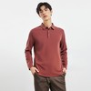 罗蒙男士秋冬保暖经典翻领Polo衫双面磨毛polo衫男长袖t恤男 商品缩略图4